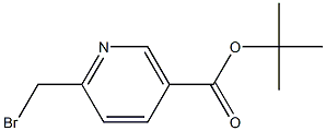 tert-Butyl 6-(bromomethyl)nicotinate Struktur