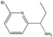 1-(6-BROMO-2-PYRIDYL)PROPYLAMINE Struktur