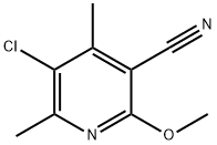 5-bromo-2-methoxy-4,6-dimethylpyridine-3-carbonitrile Struktur