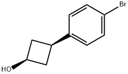 cis-3-(4-Bromophenyl)cyclobutanol Struktur