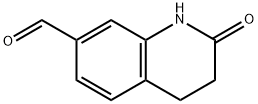 1,2,3,4-tetrahydro-2-oxo-7-quinolinecarboxaldehyde Struktur