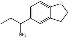 1-(2,3-dihydrobenzofuran-5-yl)propan-1-amine Struktur