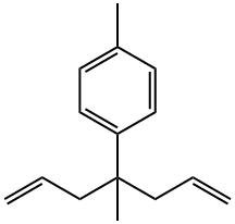 1-Methyl-4-(4-Methylhepta-1,6-Dien-4-Yl)Benzene Struktur