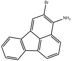 2-bromofluoranthen-3-amine Struktur