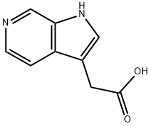 2-(1H-pyrrolo[2,3-c]pyridin-3-yl)acetic acid hydrochloride Struktur