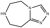 6,7,8,9-tetrahydro-5H-[1,2,4]triazolo[4,3-d][1,4]diazepine Struktur