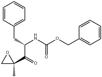 benzyl ((S)-1-((R)-2-methyloxiran-2-yl)-1-oxo-3-phenylpropan-2-yl)carbamate Struktur