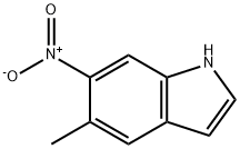 5-methyl-6-nitro-1H-Indole Struktur