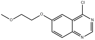 4-Chloro-6-(2-methoxyethoxy)quinazoline Struktur