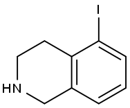 1,2,3,4-Tetrahydro-5-iodo-isoquinoline Struktur