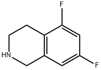 Isoquinoline,5,7-difluoro-1,2,3,4-tetrahydro- Struktur