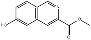 methyl 6-hydroxyisoquinoline-3-carboxylate Struktur