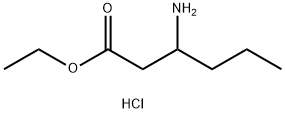 Ethyl 3-aminohexanoate hydrochloride Struktur