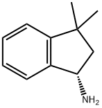 (S)-3,3-dimethyl-2,3-dihydro-1H-inden-1-amine Struktur