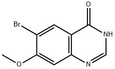 6-bromo-7-methoxy-4(3H)-Quinazolinone Struktur