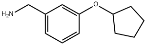 [3-(CYCLOPENTYLOXY)PHENYL]METHANAMINE Struktur