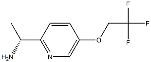 (1R)-1-[5-(2,2,2-trifluoroethoxy)-2-pyridyl]ethanamine Struktur