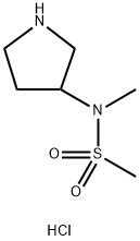 N-methyl-N-(pyrrolidin-3-yl)methanesulfonamide hydrochloride, 955979-18-7, 結(jié)構(gòu)式