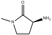 (S)-3-Amino-1-methyl-pyrrolidin-2-one Struktur