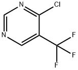 4-CHLORO-5-(TRIFLUOROMETHYL)PYRIMIDINE Struktur