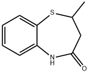 2,3-DIHYDRO-2-METHYL-1,5-BENZOTHIAZEPIN-4(5H)-ONE Struktur