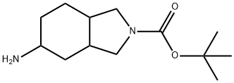 TERT-BUTYL 5-AMINOOCTAHYDRO-2H-ISOINDOLE-2-CARBOXYLATE Struktur