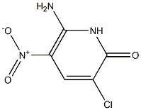 6-Amino-3-chloro-5-nitro-1H-pyridin-2-one Structure