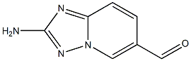 2-Amino-[1,2,4]triazolo[1,5-a]pyridine-6-carbaldehyde Struktur