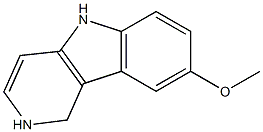 8-methoxy-2,5-dihydro-1H-pyrido[4,3-b]indole Struktur