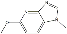 5-Methoxy-1-methyl-1H-imidazo[4,5-b]pyridine Struktur