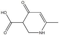 6-Methyl-4-oxo-1,2,3,4-tetrahydro-pyridine-3-carboxylic acid Struktur