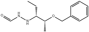 N'-((2R,3R)-2-(benzyloxy)pentan-3-yl)formohydrazide Struktur