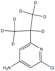 2-Chloro-6-(iso-propyl-d7)-4-aminopyridine Struktur