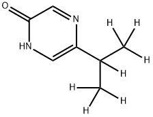 2-Hydroxy-5-(iso-propyl-d7)-pyrazine Struktur