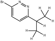 3-Bromo-6-(iso-propyl-d7)-pyridazine Struktur