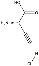 (S)-2-AMINOBUT-3-YNOIC ACID HCL Struktur