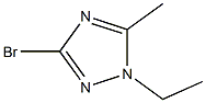 3-bromo-1-ethyl-5-methyl-1H-1,2,4-triazole Struktur