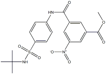 methyl 3-((4-(N-(tert-butyl)sulfamoyl)phenyl)carbamoyl)-5-nitrobenzoate