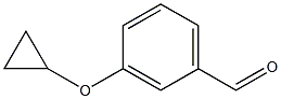 3-cyclopropoxybenzaldehyde Structure