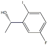 (S)-1-(5-fluoro-2-iodophenyl)ethanol Struktur