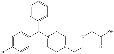 Cetirizine Impurity 12 ((S)-Cetirizine Propanediol Ester) Struktur