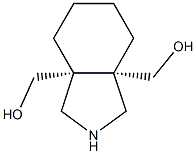 ((3aR,7aS)-octahydro-1H-isoindole-3a,7a-diyl)dimethanol Struktur