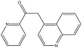 1-(pyridin-2-yl)-2-(quinolin-4-yl)ethanone Struktur