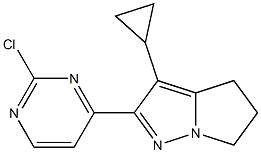 2-(2-chloropyrimidin-4-yl)-3-cyclopropyl-5,6-dihydro-4H-pyrrolo[1,2-b]pyrazole