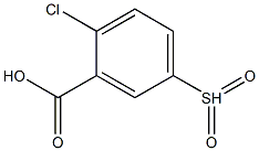 2-chloro-5-hydrosulfonylbenzoic acid Structure