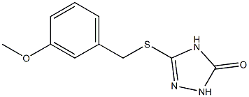 3-(3-methoxybenzylthio)-1H-1,2,4-triazol-5(4H)-one