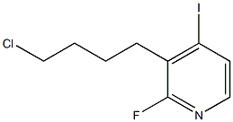 3-(4-chlorobutyl)-2-fluoro-4-iodopyridine