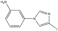 3-(4-iodo-1H-imidazol-1-yl)aniline Struktur