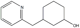 3-(pyridin-2-ylmethyl)cyclohexanol Struktur