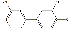 4-(3,4-dichlorophenyl)pyrimidin-2-amine Struktur